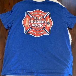 Caribbean Xl Mens Tee Old Dudes Rock 